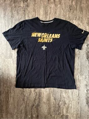 Nike New Orleans Saints Black and Gold Short-Sleeve Tee